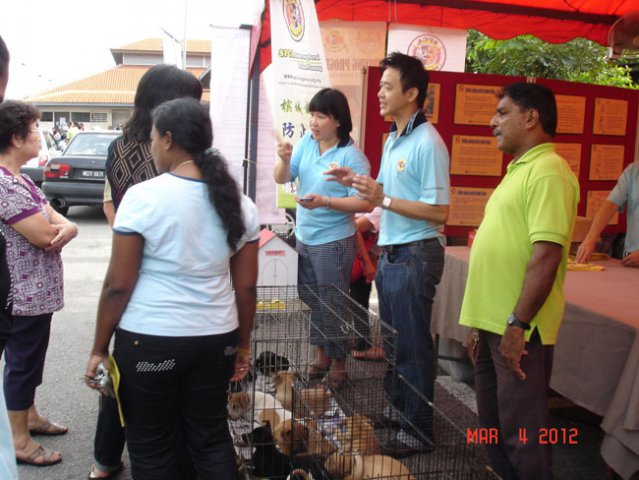 Pameran Kesayangan Haiwan di pasar Bg Ajam pada 4-3-2012